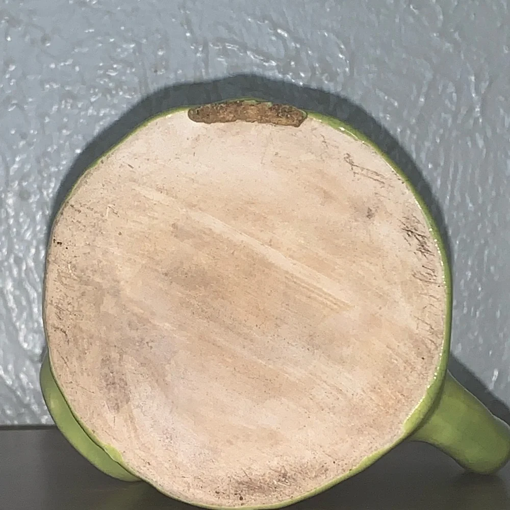 Vintage Avocado Green Tree Trunk Mug - Picture 6 of 6